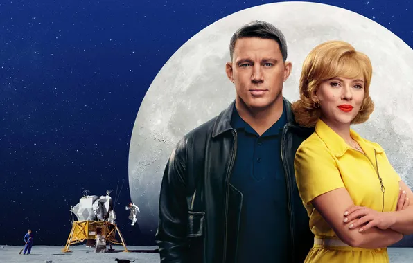 Picture Scarlett Johansson, Movies, Channing Tatum, Fly Me to the Moon, 2024 Movies