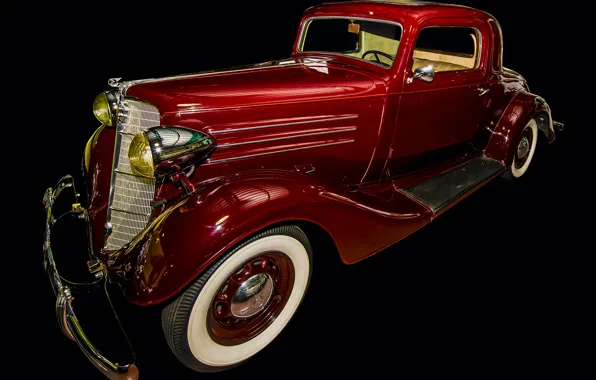 Retro, coupe, car, 1935, Nash