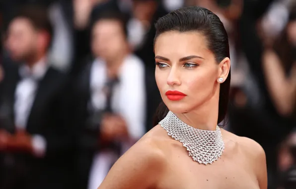 Look, earrings, makeup, Adriana Lima, Adriana Lima, photoshoot, look, Hair