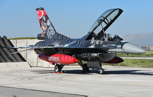 The airfield, Fighting Falcon, "Fighting Falcon", F-16D