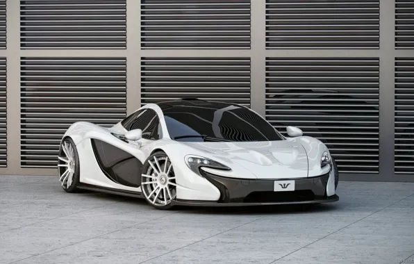 Picture McLaren, White, Tuning, Carbon, Wheelsandmore, The front