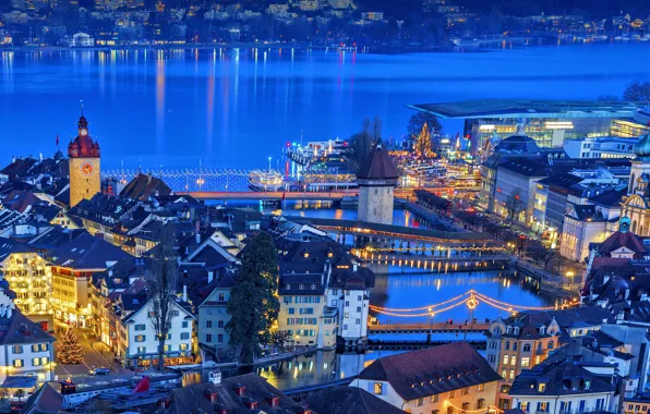 Switzerland, Lucerne, Old town