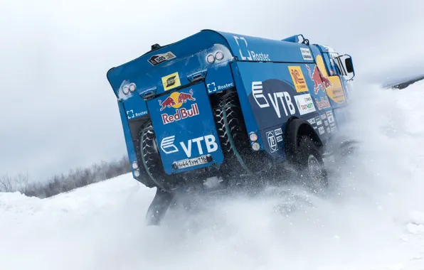 Winter, Snow, Truck, Master, Russia, Kamaz, Rally, KAMAZ