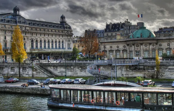 Picture autumn, France, Paris