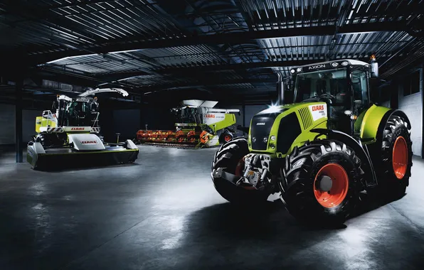 Picture harvester, Axion, Tractor, CLAAS