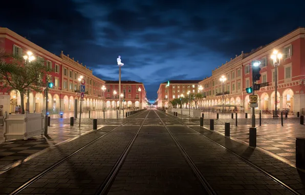 France, Nice, Place Massena