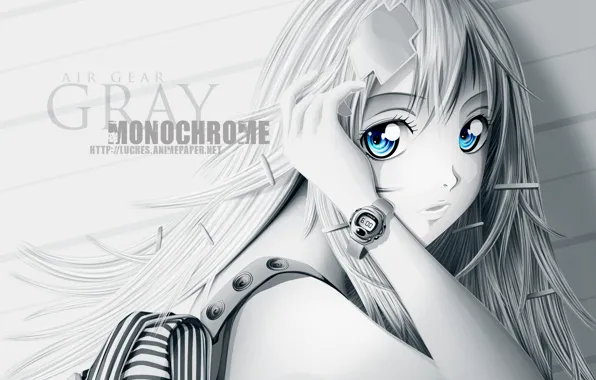 Girl, Watch, Wallpaper, Anime
