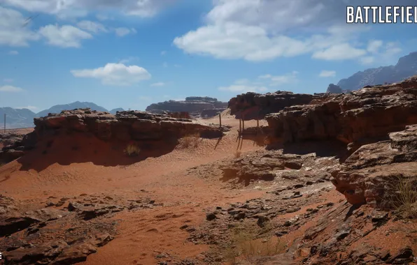 Mountains, stones, desert, Battlefield 1, Sinai Desert