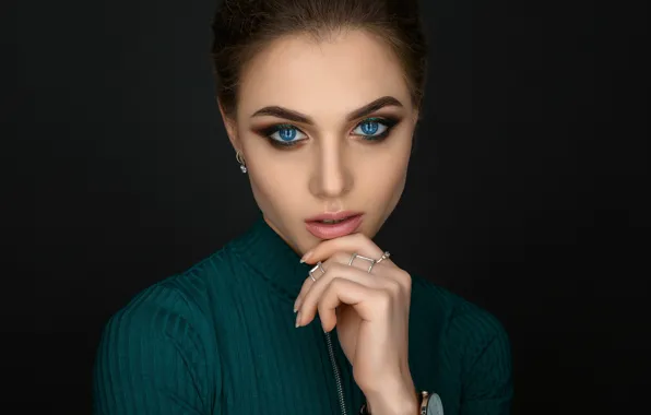 Face, portrait, Girl, Dmitry Medved, Ananda Dubovskaya