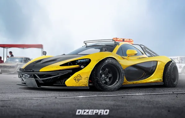 Auto, Machine, Rendering, Sports car, Mclaren, Mclaren P1, Dmitry Strukov, Dizepro