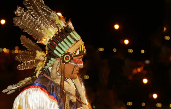 Feathers, costume, Indian, Bulgaria, Nessebar, Kide Fotoart