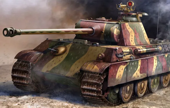 Germany, Panther, Tank, Panther, The second World war, Medium Tank, Panther Ausf.G, Armor