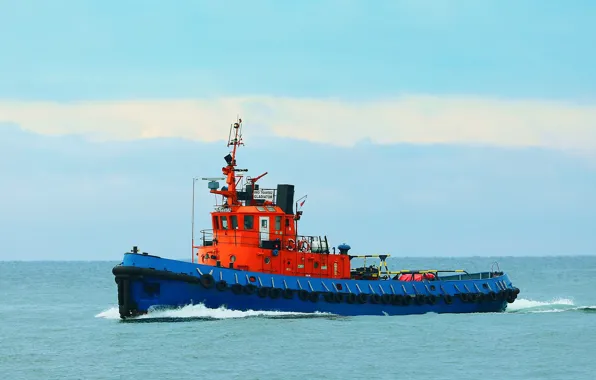 Sea, tug, Gladiator