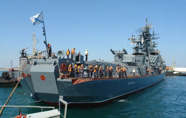 Ship, Navy, mooring, The black sea, Quick-witted, guard