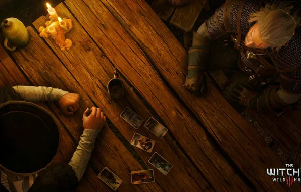 Card, the Witcher, rpg, Geralt, tavern, the wild hunt, wild hunt, the witcher 3