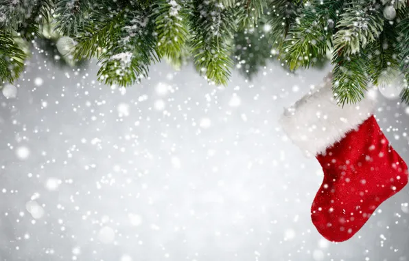Winter, snow, decoration, tree, New Year, Christmas, Christmas, winter