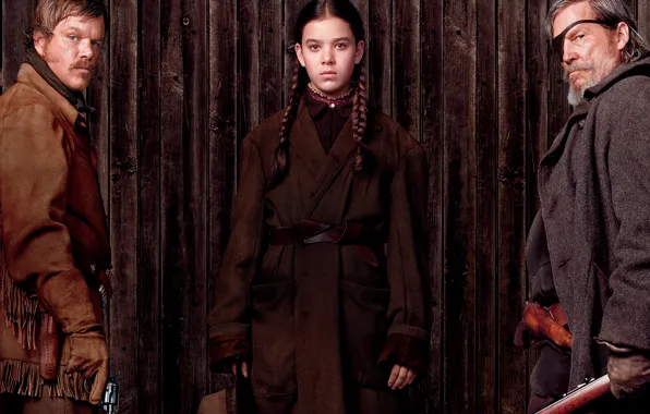 Jeff Bridges, Matt Damon, Hailee Steinfeld, True Grit, True grit