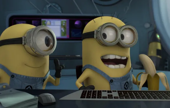 Picture background, movies, minions, despicable me 2, minions