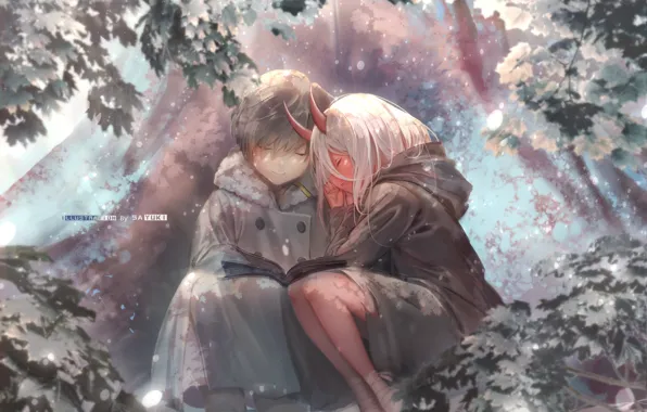 Boy, Girl, Pair, Darling In The Frankxx