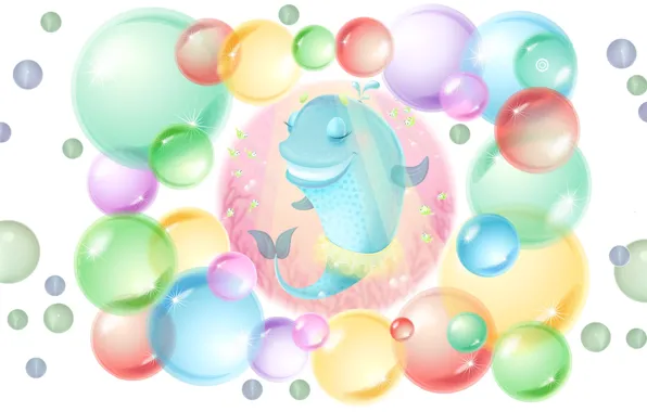 Bubbles, art, kit, children's, fountain