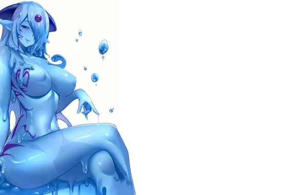 Picture girl, hot, sexy, anime, Slime, babe, tight, anime girl