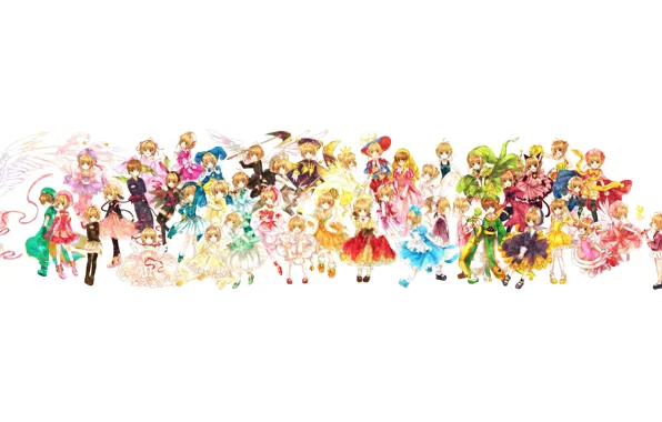 Children, Card Captor Sakura, characters, Sakura - collector cards