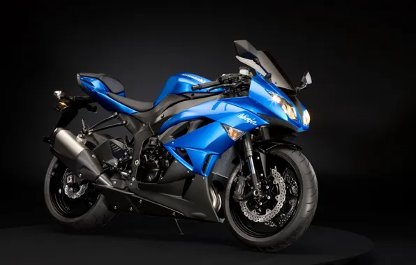 Picture rendering, background, Wallpaper, Motorcycle, Kawasaki, Ninja ZX-6R