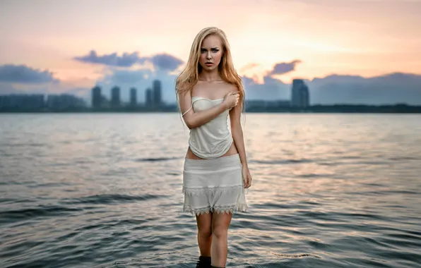 The city, background, Russia, the beauty, in the water, Vika, George Chernyadev, Victoria Pichurova