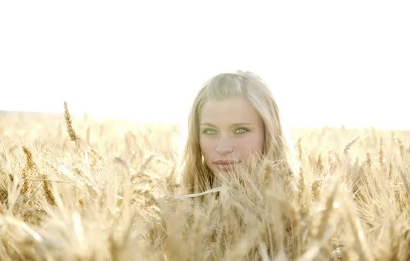 Picture girl, light, ears