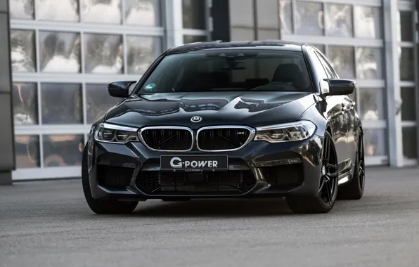 BMW, sedan, front view, G-Power, 2018, BMW M5, four-door, M5