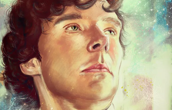 Art, Sherlock Holmes, Benedict Cumberbatch, Benedict Cumberbatch, Sherlock, Sherlock BBC, Sherlock (TV series), by andycwhite