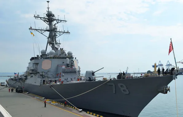 Picture destroyer, porter, ddg-78