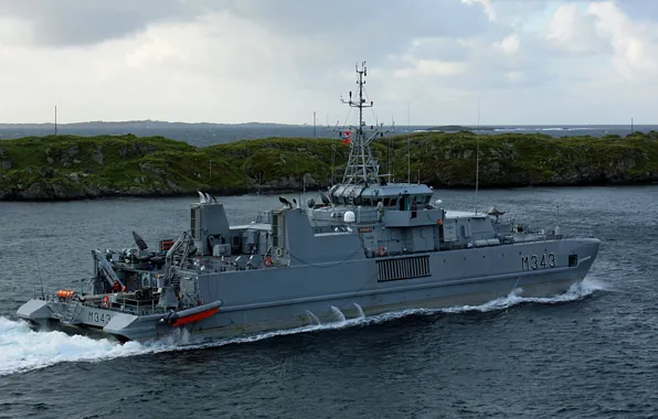 Norway, hovercraft, minesweeper, the seeker min., hinnoy