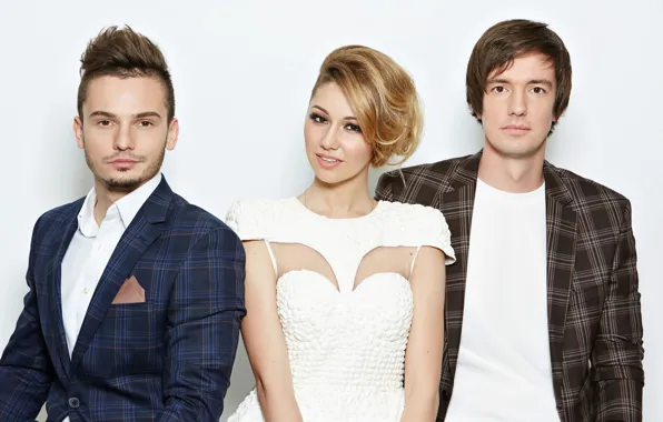 Girl, group, makeup, dress, guys, beautiful, 5sta Family, Lera Kozlova