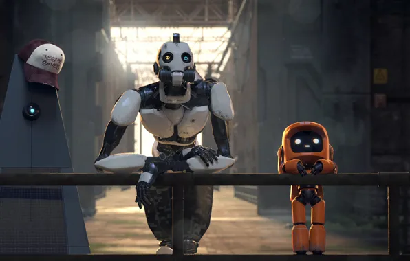 Cartoon, cartoon, robots, Robots, Love Death & Robots, Love, death and robots