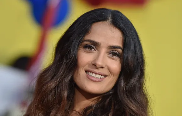 Look, portrait, actress, singer, Salma Hayek, Salma Hayek, photoshoot, smile