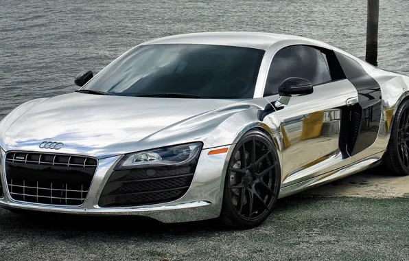 Picture audi, wheels, velgen, Hrome, R8