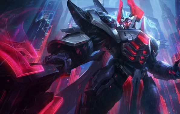 League of Legends, Skin, LoL, Project, Mordekaiser, Splash art