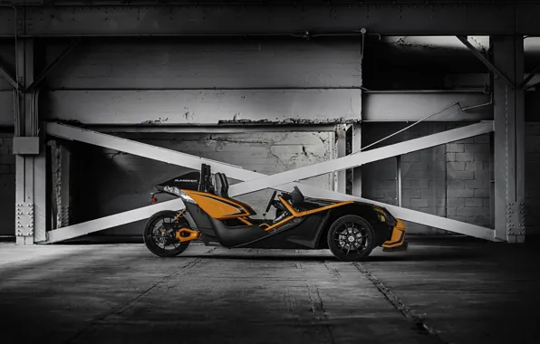 Beautiful, comfort, hi-tech, Polaris, Slingshot, technology, sporty, tricycle