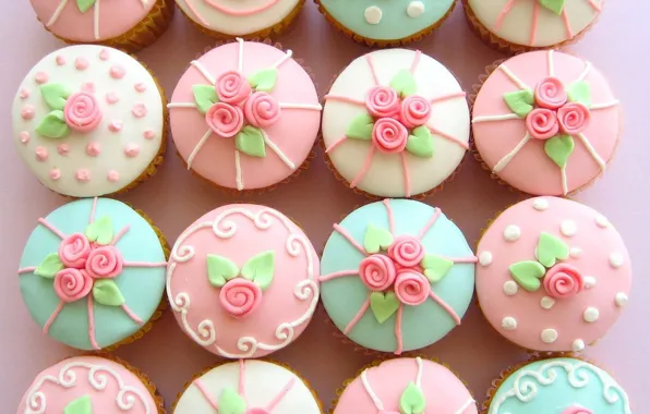 Holiday, decoration, cakes, sweet, cupcakes