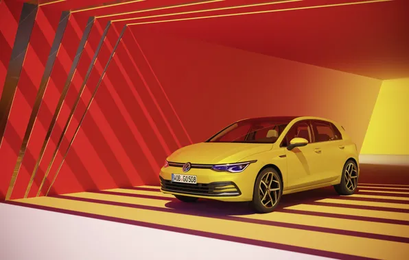 Volkswagen, hatchback, Golf, hatchback, R-Line, 2020