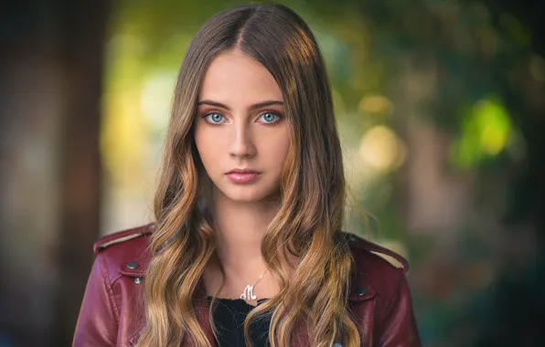 Look, girl, model, hair, Melina