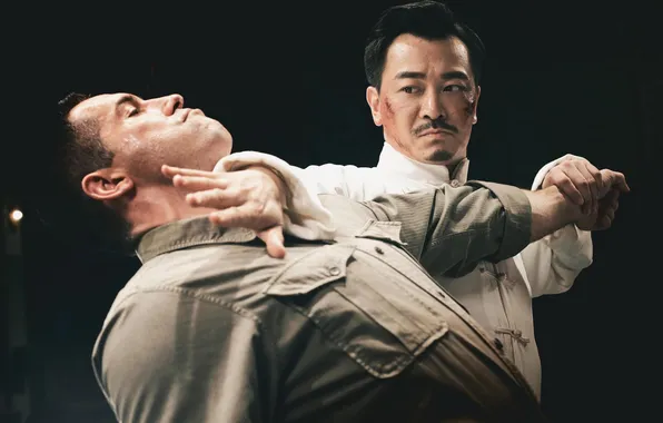 Picture Scott Adkins, Wu Yue, Ip Man-4, Wing Chun, Wu Yue
