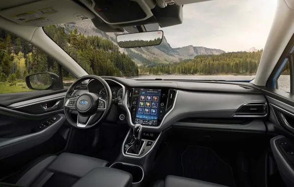 Picture interior, the interior of the car, 2022, Subaru Outback, subaru outback