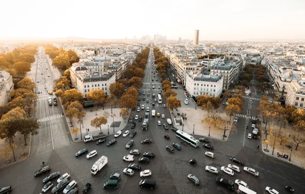 Machine, the city, street, France, Paris