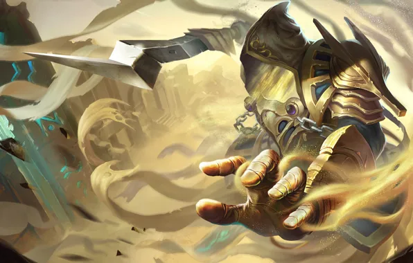 Sand, hand, MAG, art, Heroes of Newerth, Sand Wraith, Khamsin Sand Wraith