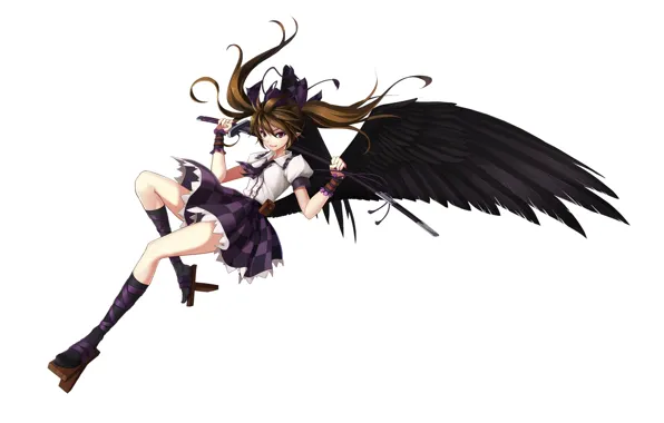 Girl, angel, Touhou, Touhou, Touhou