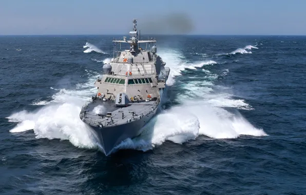 Wave, squirt, ship, combat, frigate, the course, full