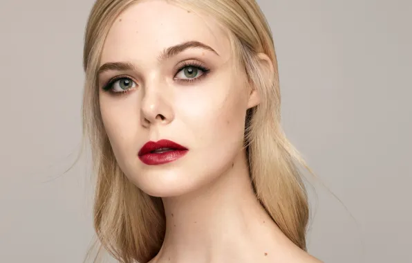 Wallpaper Elle Fanning, El Fanning, L'oreal Paris for mobile and ...