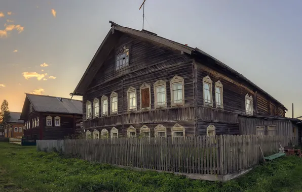 Picture village, Arkhangelsk oblast, Mezensky district, Cilca